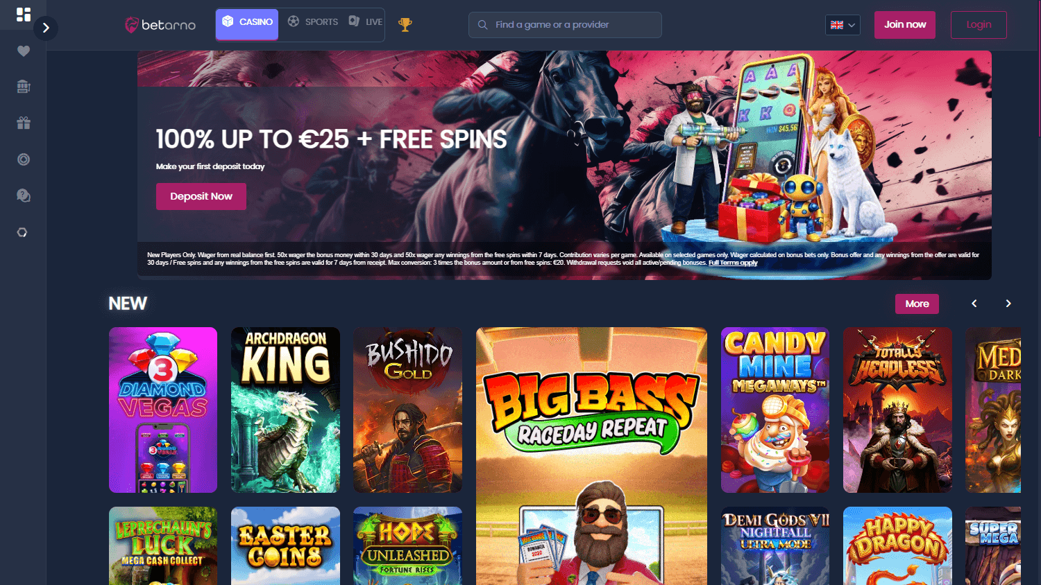 betarno_casino_homepage_desktop
