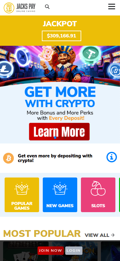 jackspay_casino_homepage_mobile