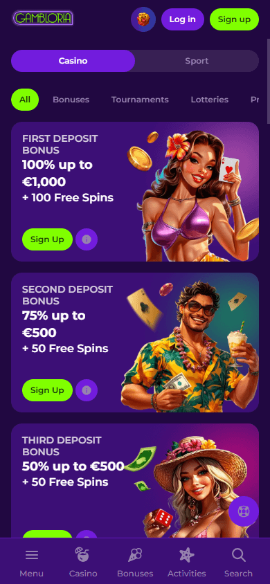 gambloria_casino_promotions_mobile