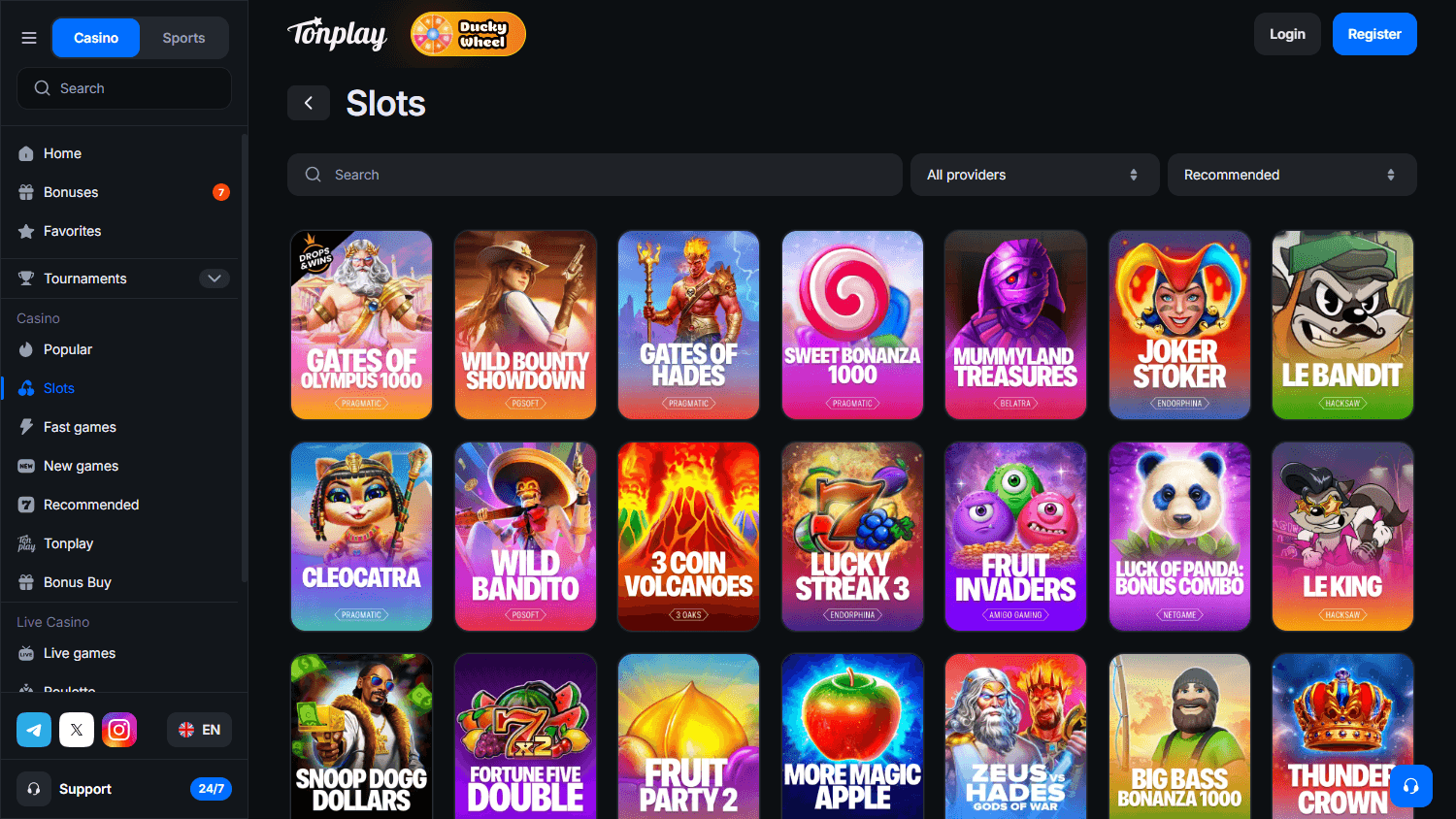 Tonplay_Casino_game_gallery_desktop