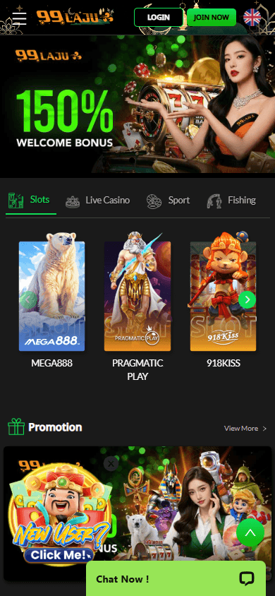 99laju_casino_homepage_mobile