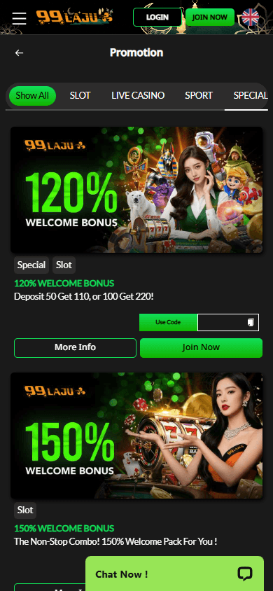 99laju_casino_promotions_mobile