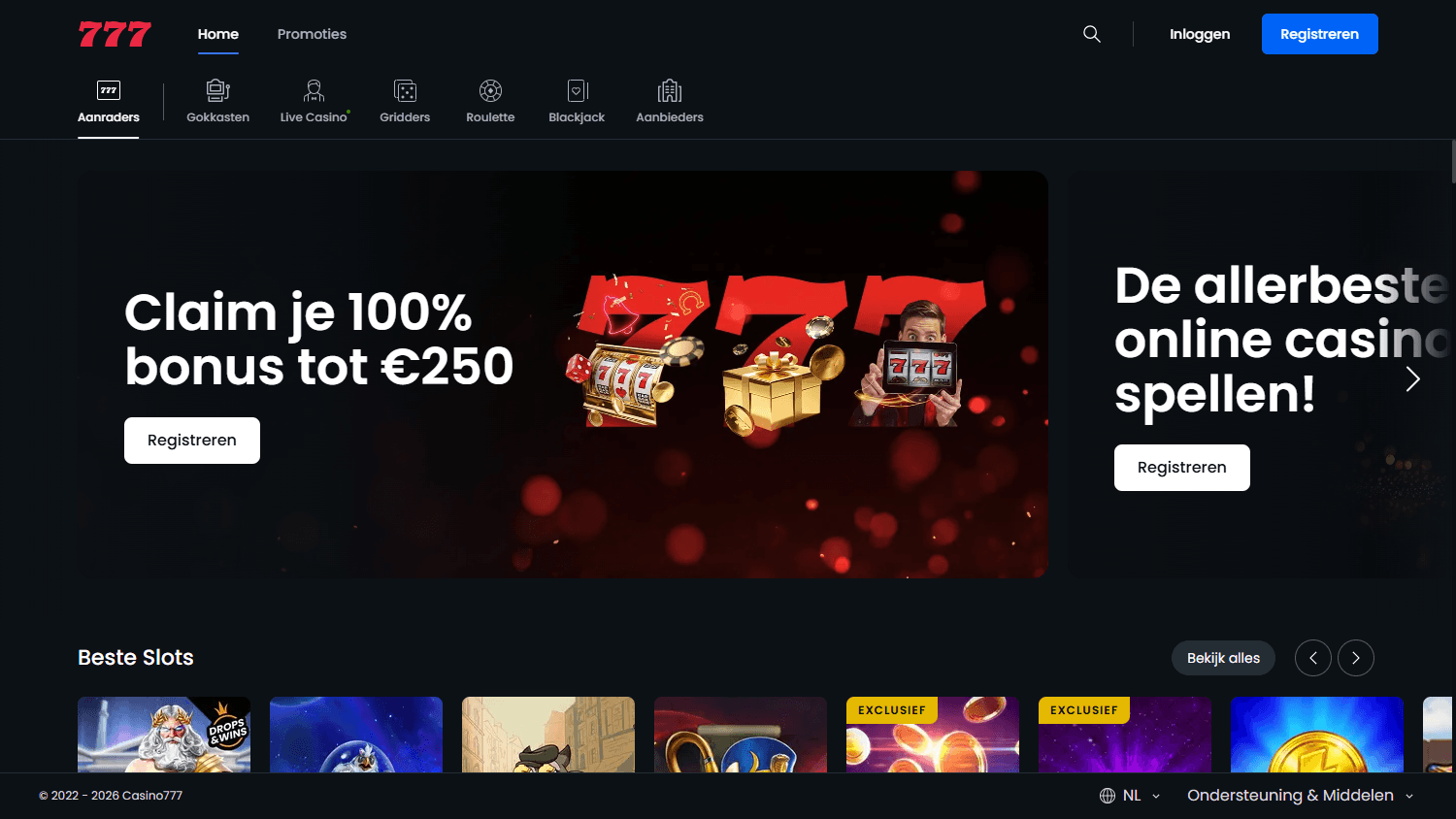 casino777_nl_homepage_desktop