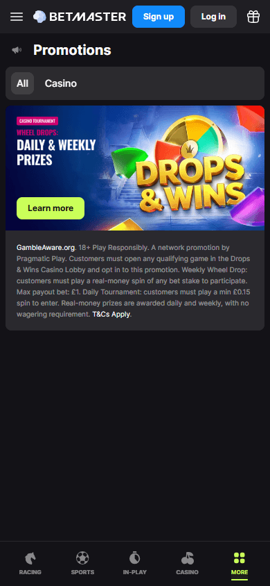 betmaster_casino_uk_promotions_mobile