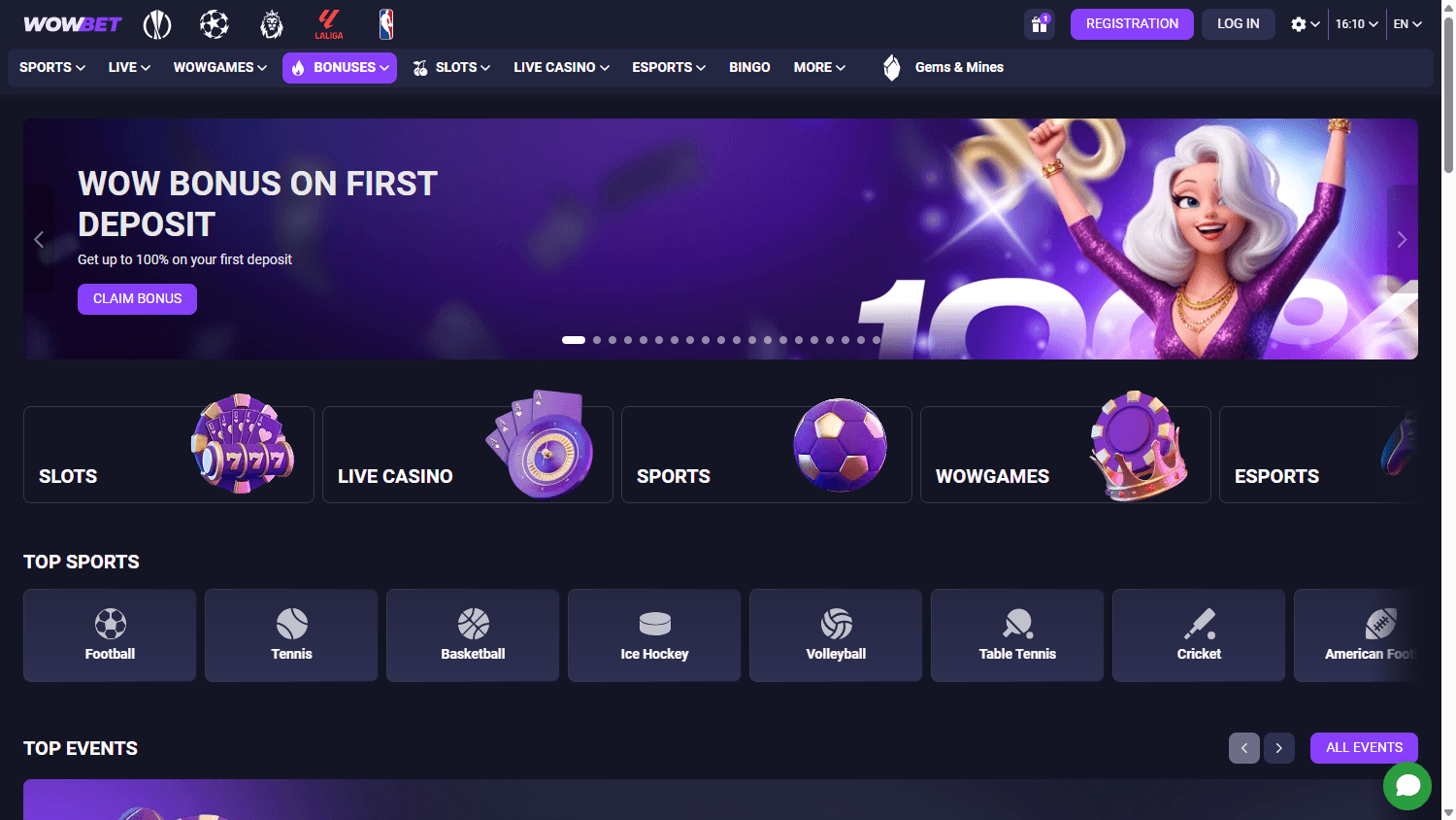 WOWBET_Casino_homepage_desktop