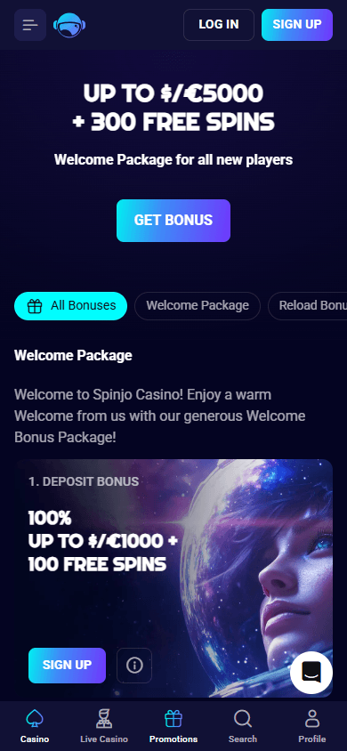 SpinJo_Casino_promotions_mobile