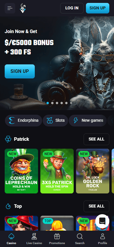 playmojo_casino_homepage_mobile