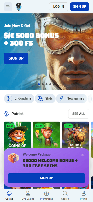 rocket_spin_casino_homepage_mobile