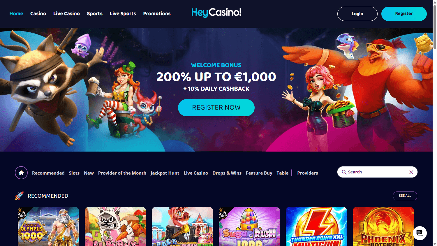 heycasino!_homepage_desktop
