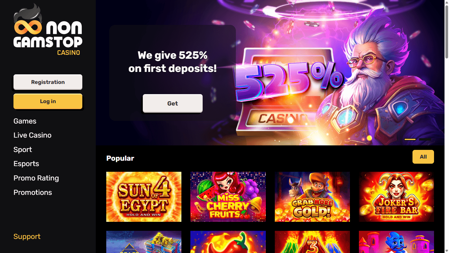 non_gamstop_casino_homepage_desktop