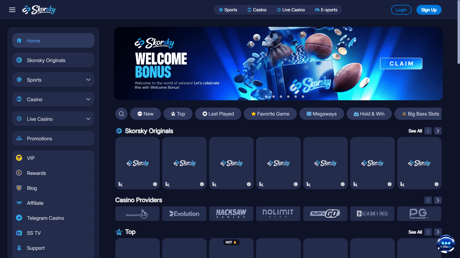 skorsky_casino_homepage_desktop
