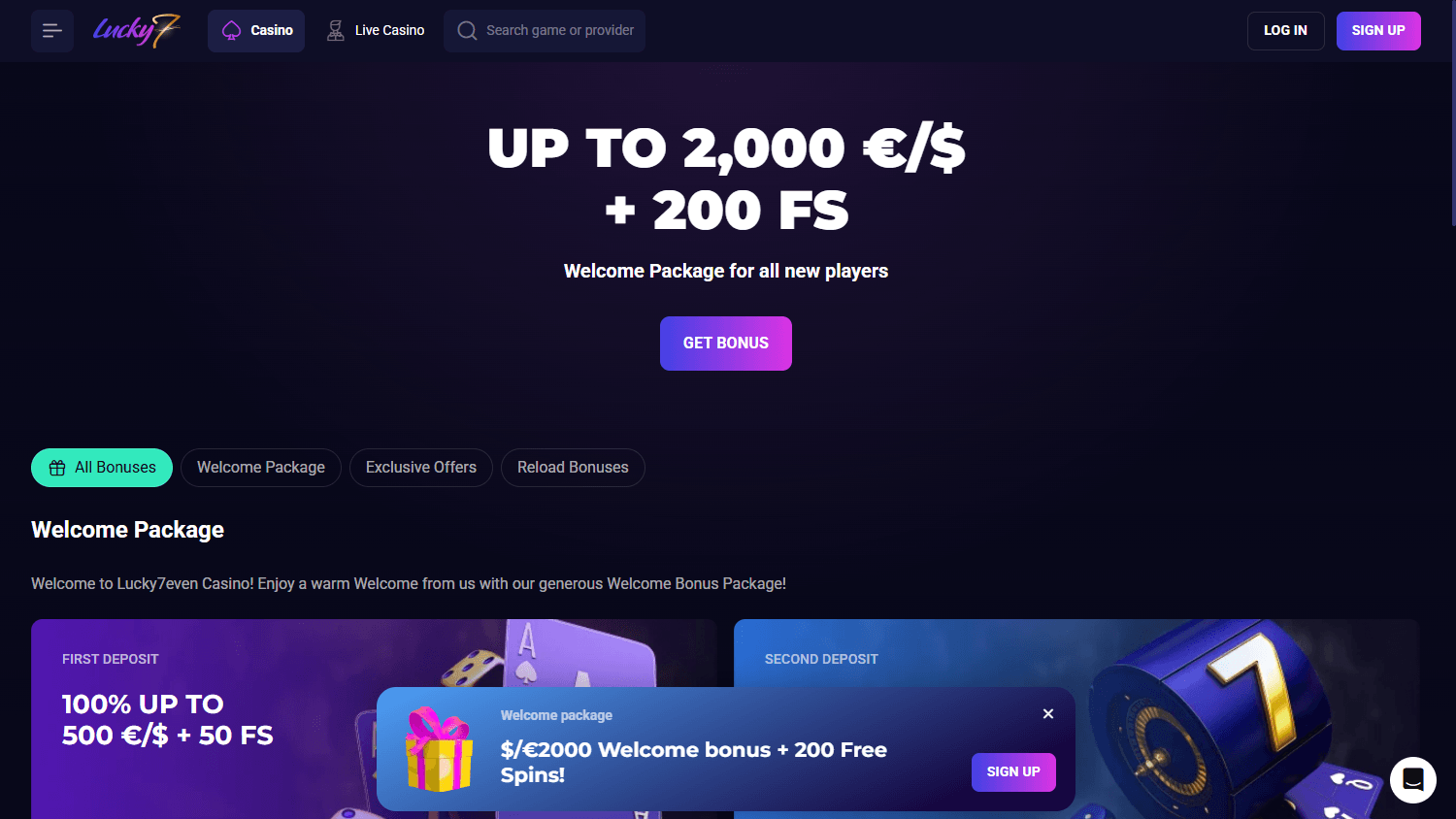 Lucky7even_Casino_promotions_desktop