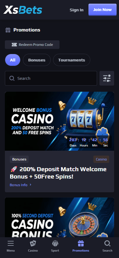 xsbets_casino_promotions_mobile