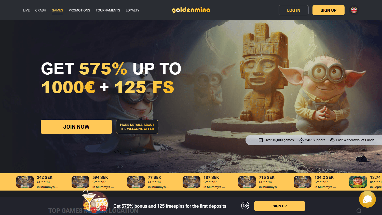 goldenmina_casino_homepage_desktop