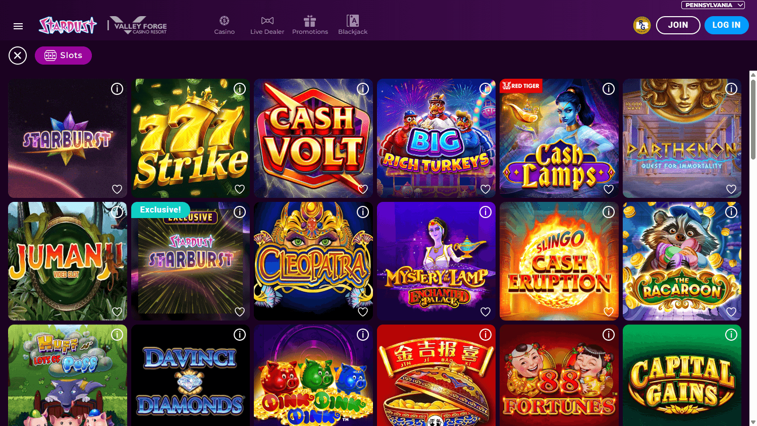 Stardust_Casino_PA_game_gallery_desktop