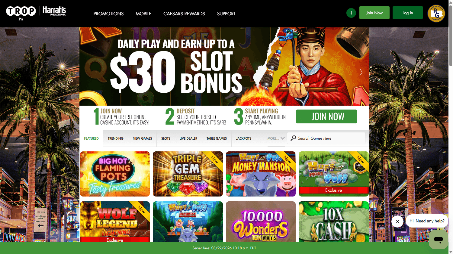 tropicana_casino_pa_homepage_desktop