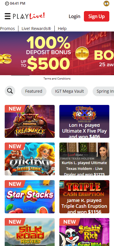 PlayLive!_Casino_PA_homepage_mobile