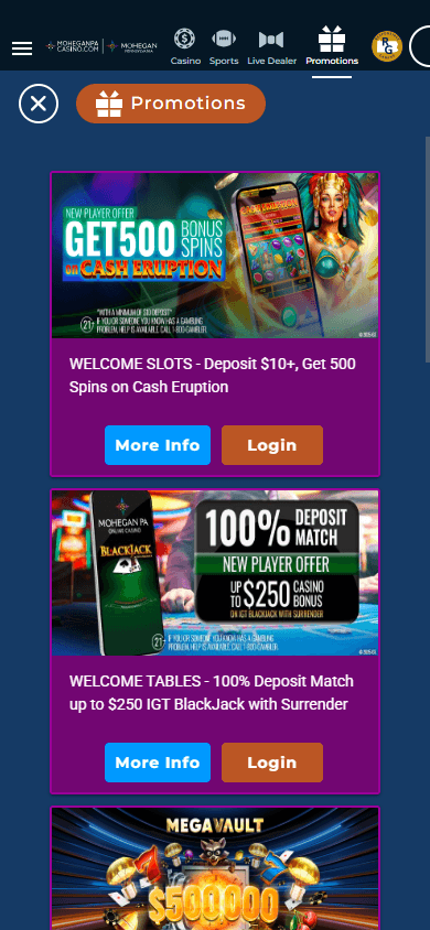 Mohegan_Casino_PA_promotions_mobile