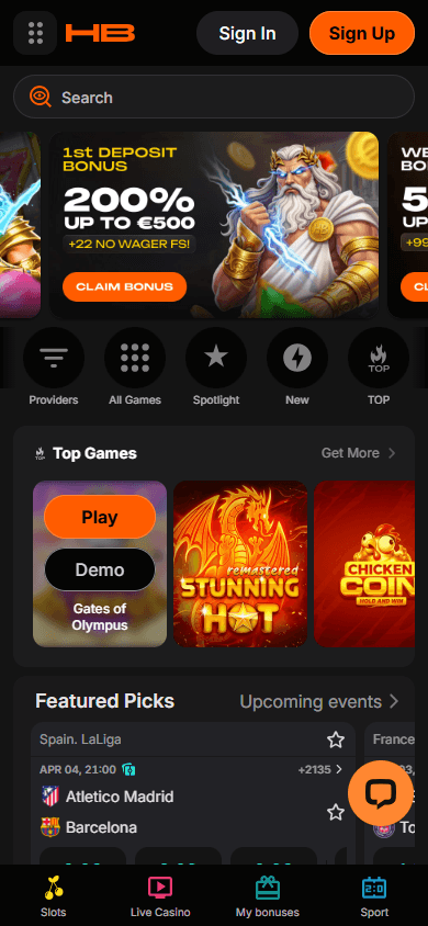 hertzbetz_casino_homepage_mobile