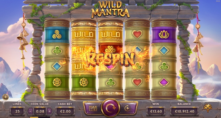Wild Mantra respin feature