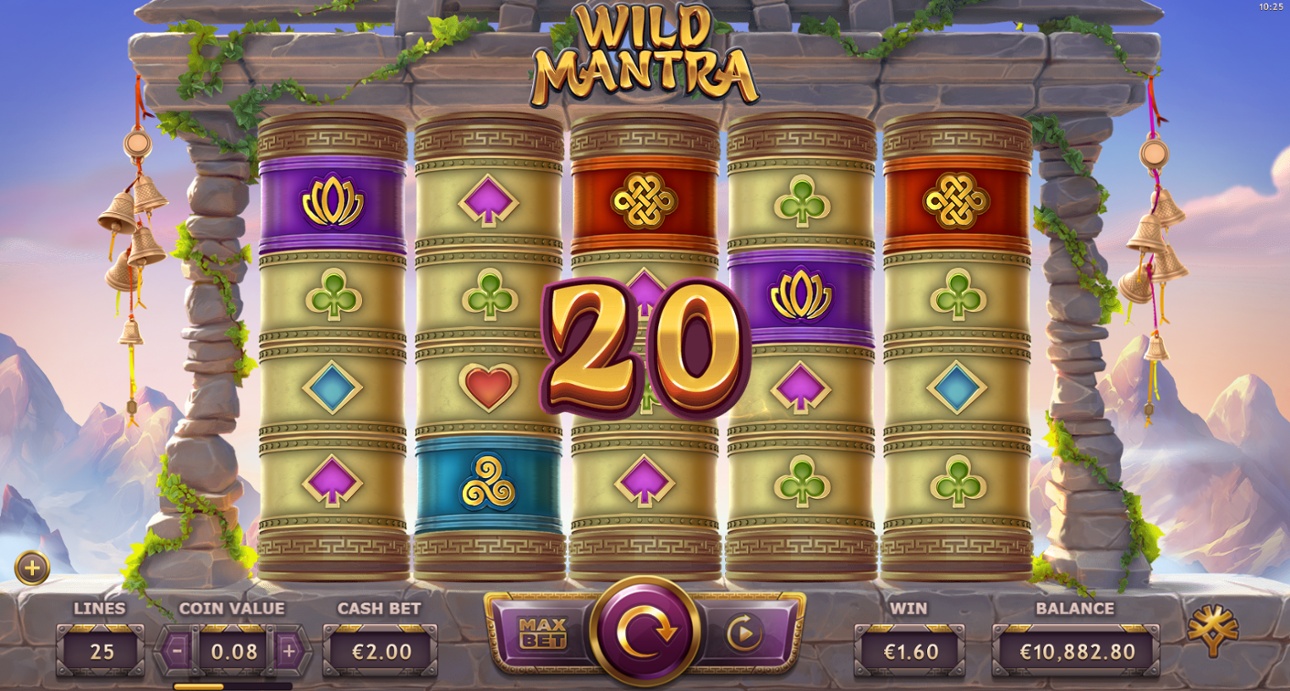 Wild Mantra slot win