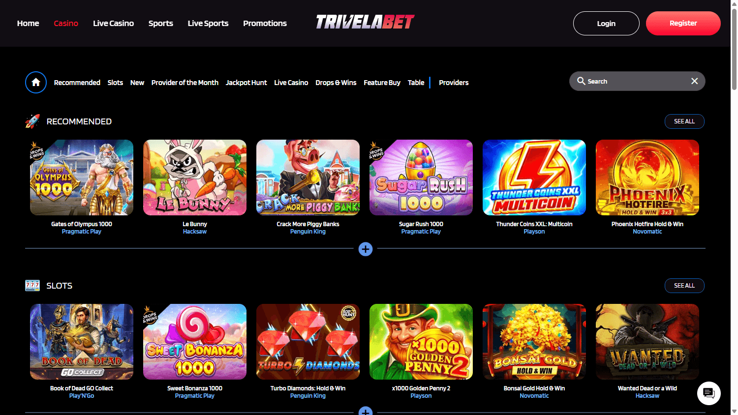 TrivelaBet_Casino_game_gallery_desktop