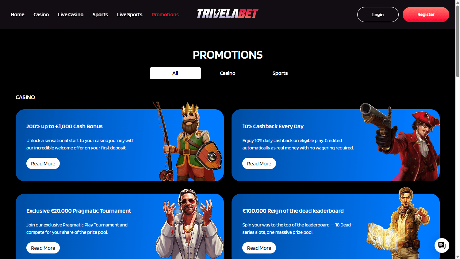 TrivelaBet_Casino_promotions_desktop