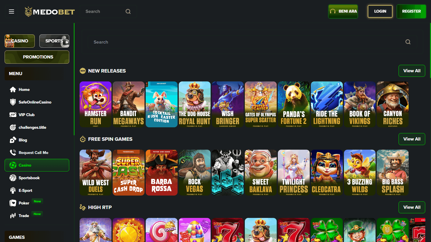 medobet_casino_game_gallery_desktop