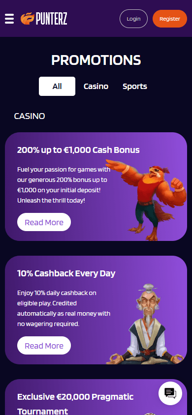 punterz_casino_promotions_mobile