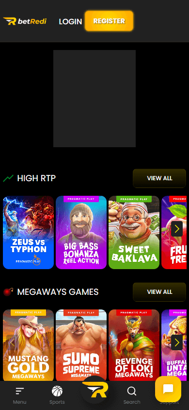 betredi_casino_homepage_mobile