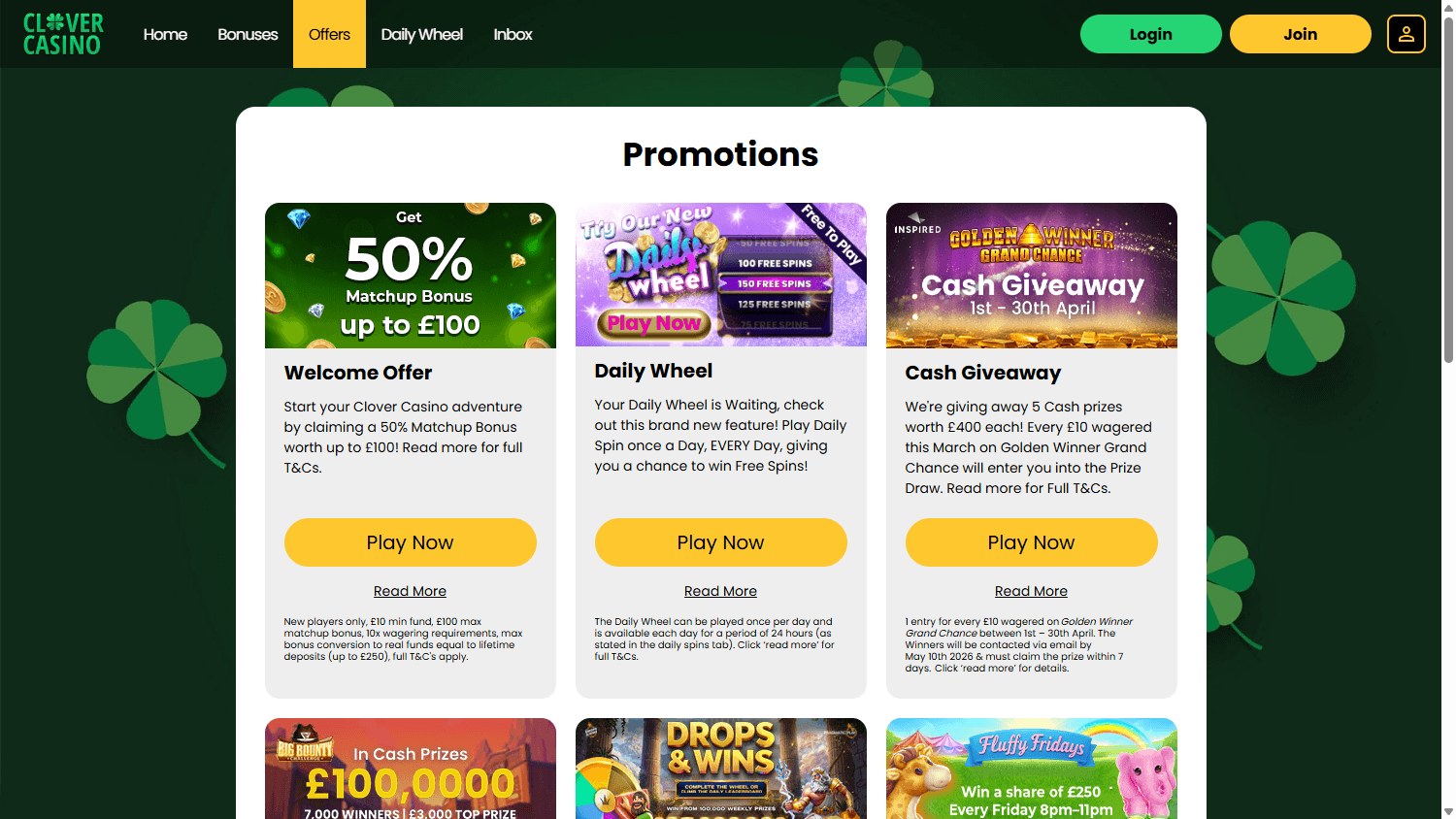 Clover_Casino_promotions_desktop