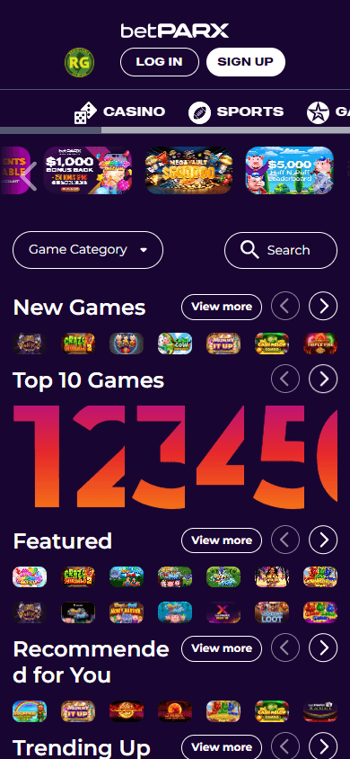 betparx_casino_nj_homepage_mobile