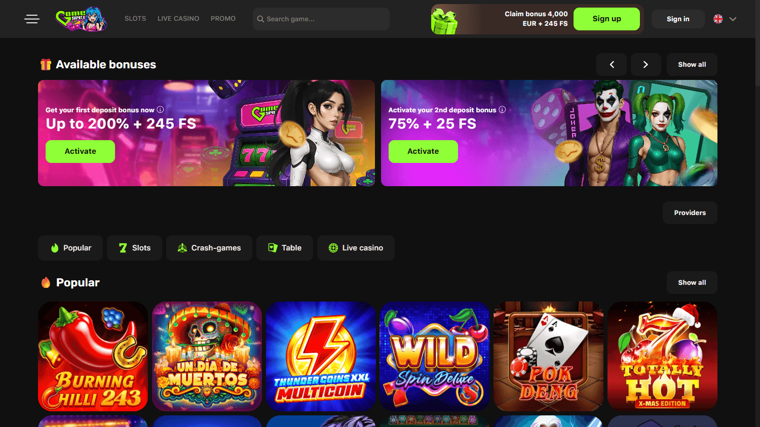 gamespot_casino_homepage_desktop