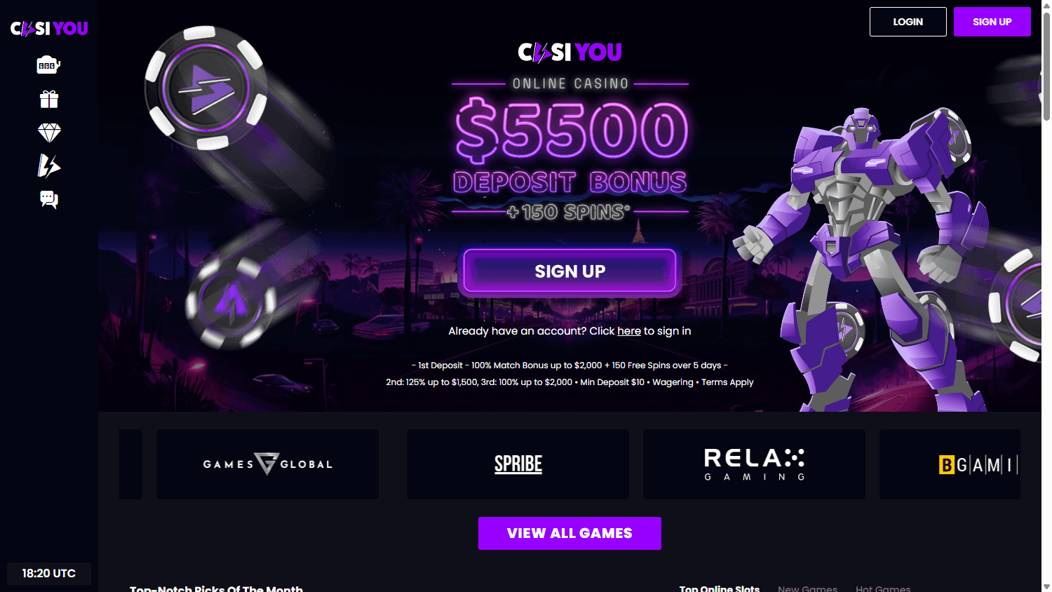 casiyou_casino_homepage_desktop