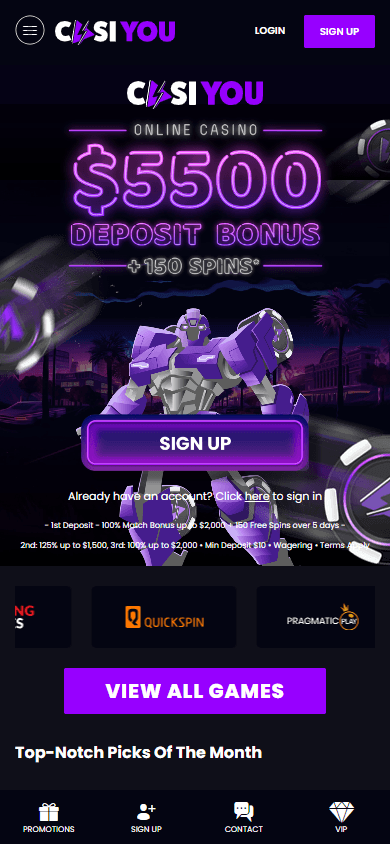 casiyou_casino_homepage_mobile