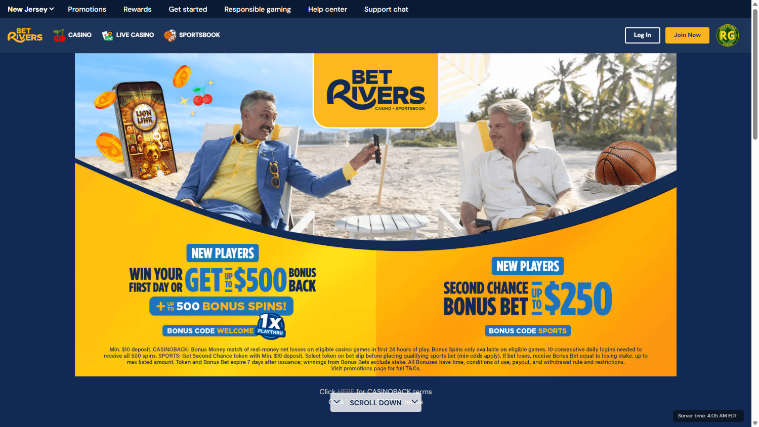 betrivers_casino_nj_homepage_desktop