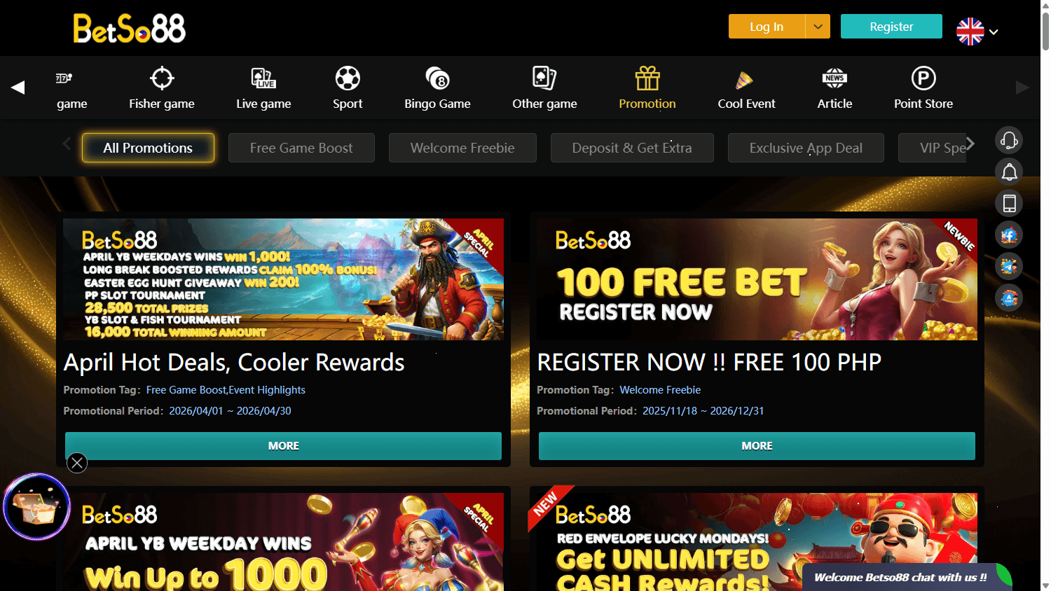 Betso88_Casino_promotions_desktop