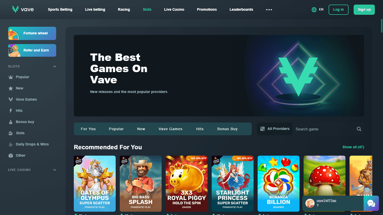 Vave_Casino_game_gallery_desktop