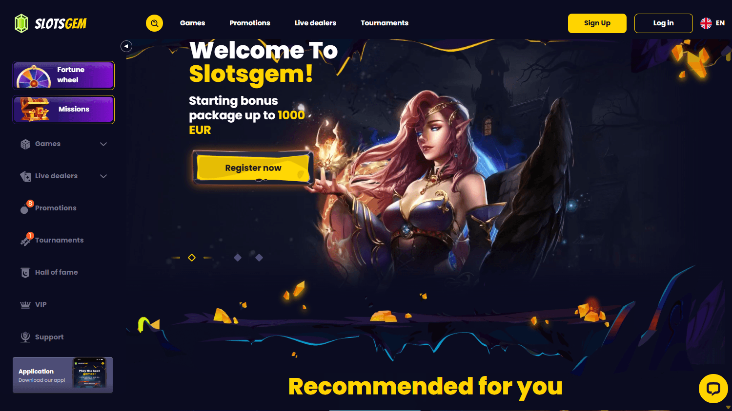 slotsgem_casino_homepage_desktop