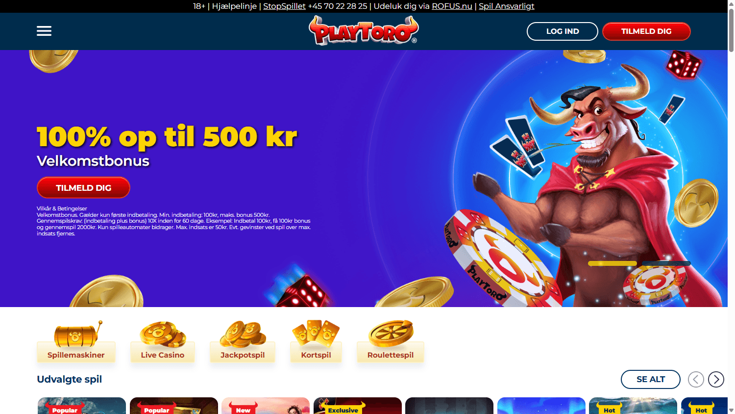 playtoro_casino_dk_homepage_desktop