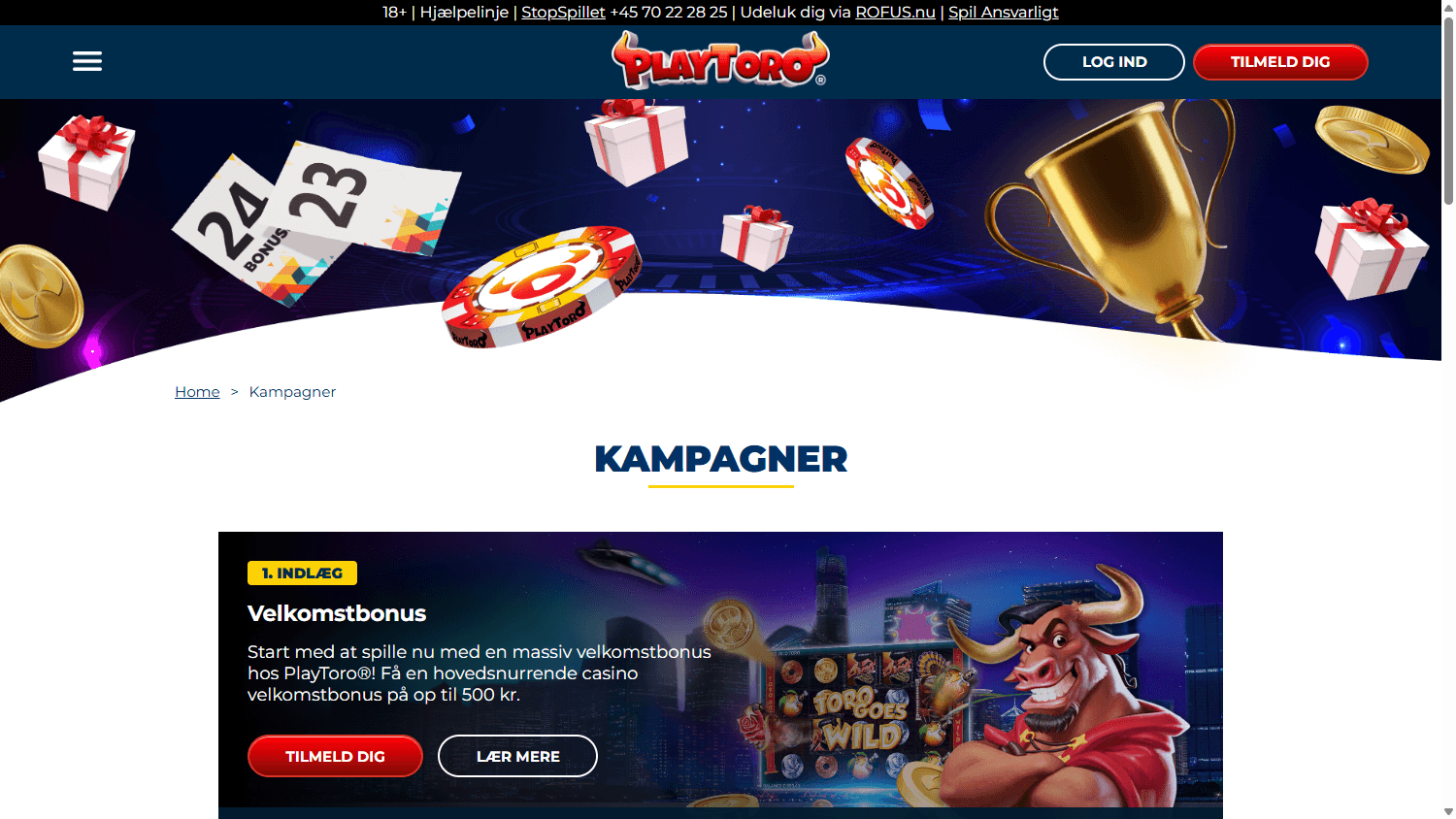 playtoro_casino_dk_promotions_desktop