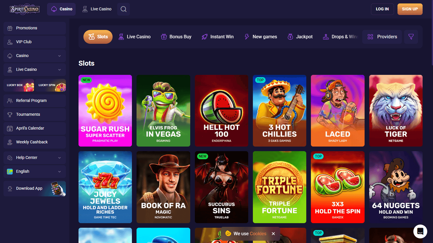 Spirit_Casino_game_gallery_desktop