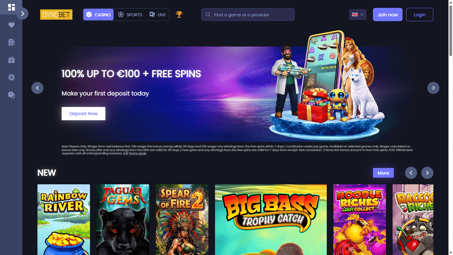 DynoBet_Casino_homepage_desktop