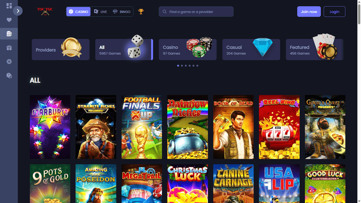 Toctoc_Casino_game_gallery_desktop