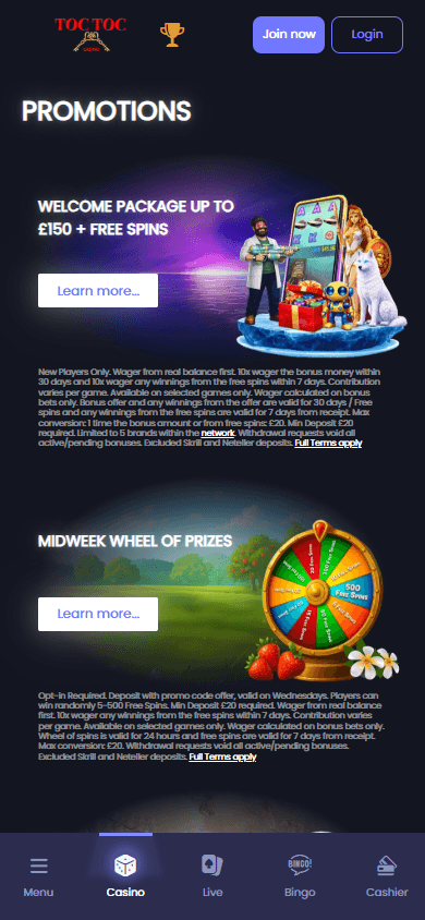 Toctoc_Casino_promotions_mobile