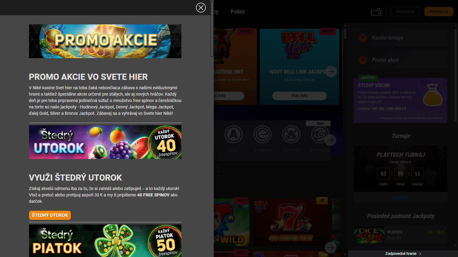 Niké_Casino_promotions_desktop