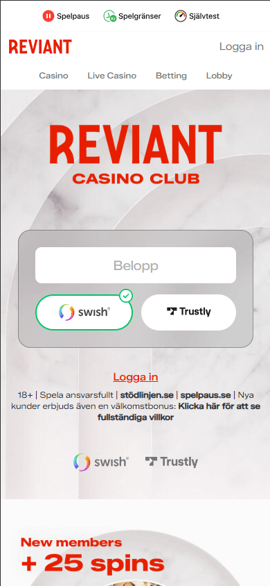 Reviant_Casino_homepage_mobile
