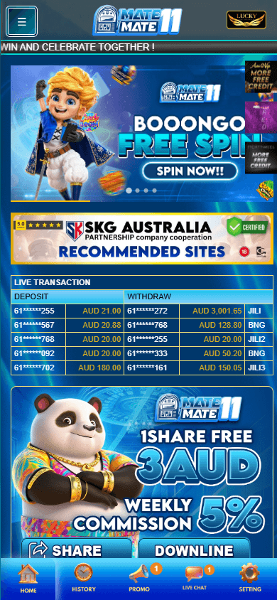 MateMate11_Casino_homepage_mobile