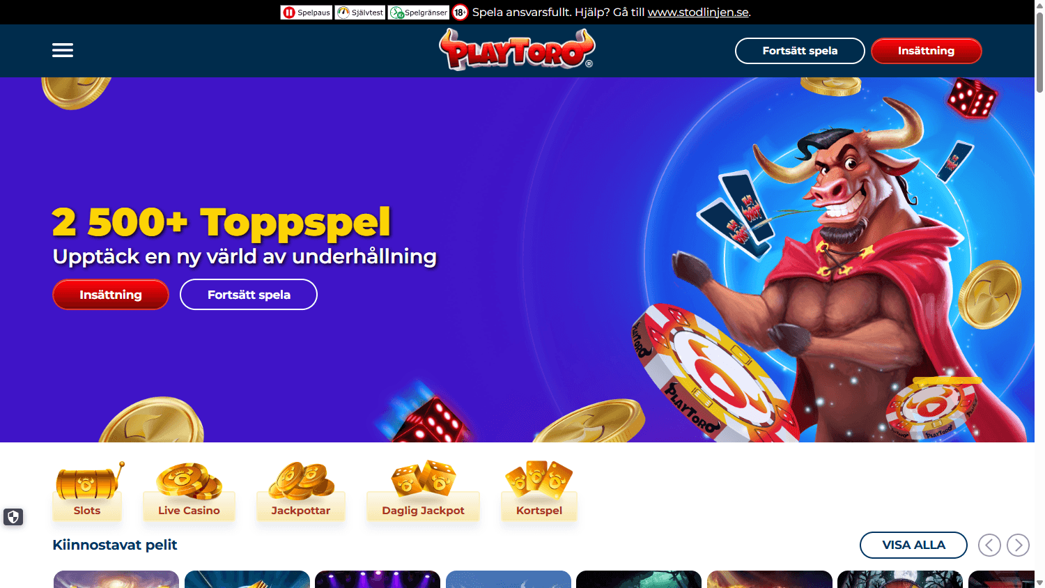 playtoro_casino_se_homepage_desktop