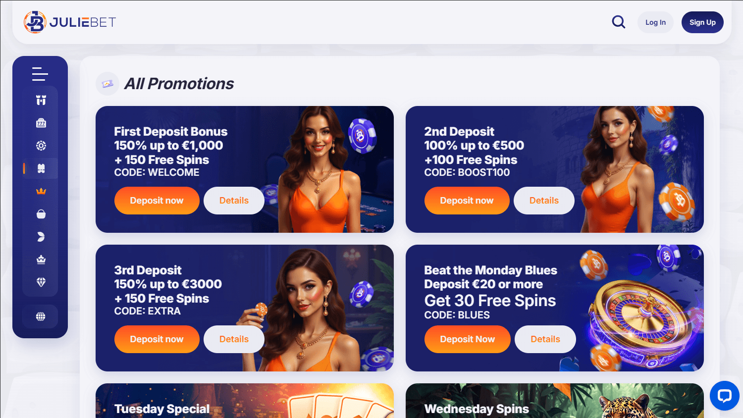 JulieBet_Casino_promotions_desktop